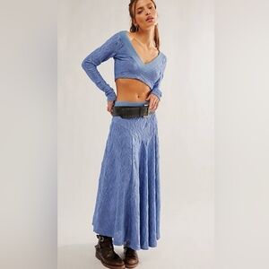 NWT Free People Oakley Skirt Set Sz L